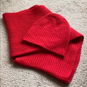 Matching J. Crew Shawl Scarf + Beanie.
